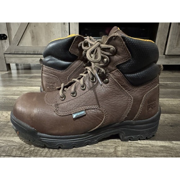 Timberland PRO Titan Safety Toe Work Boots, Brown, Women's 9 M - Picture 5 of 16